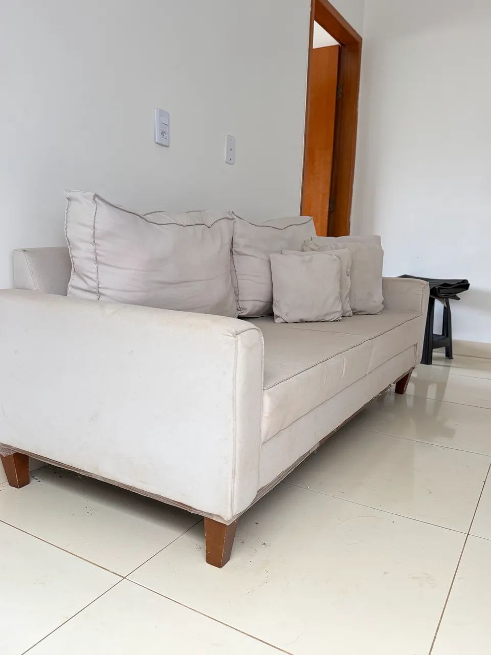 Sofá de linho 