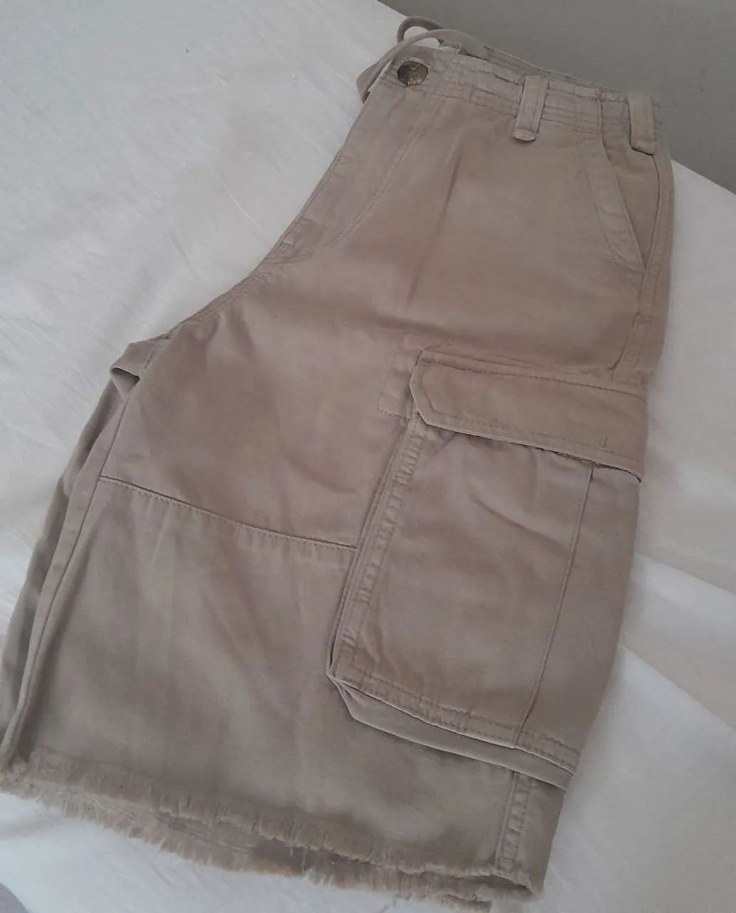 Bermuda Cargo Zara Tamanho 36 (P) - Foto 5