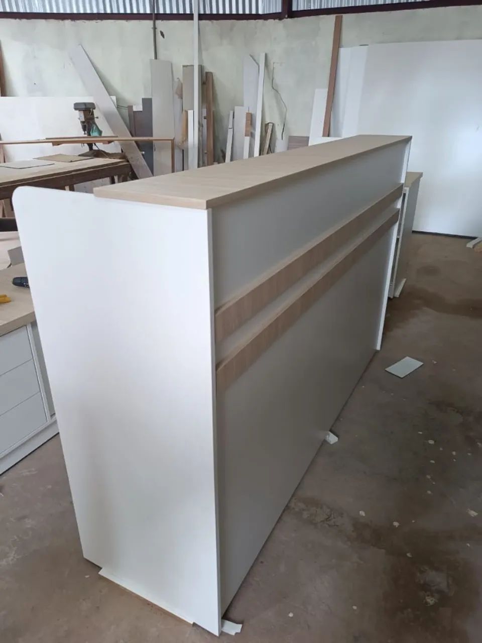 Balcão Recepção de Atendimento 100% MDF - Foto 2