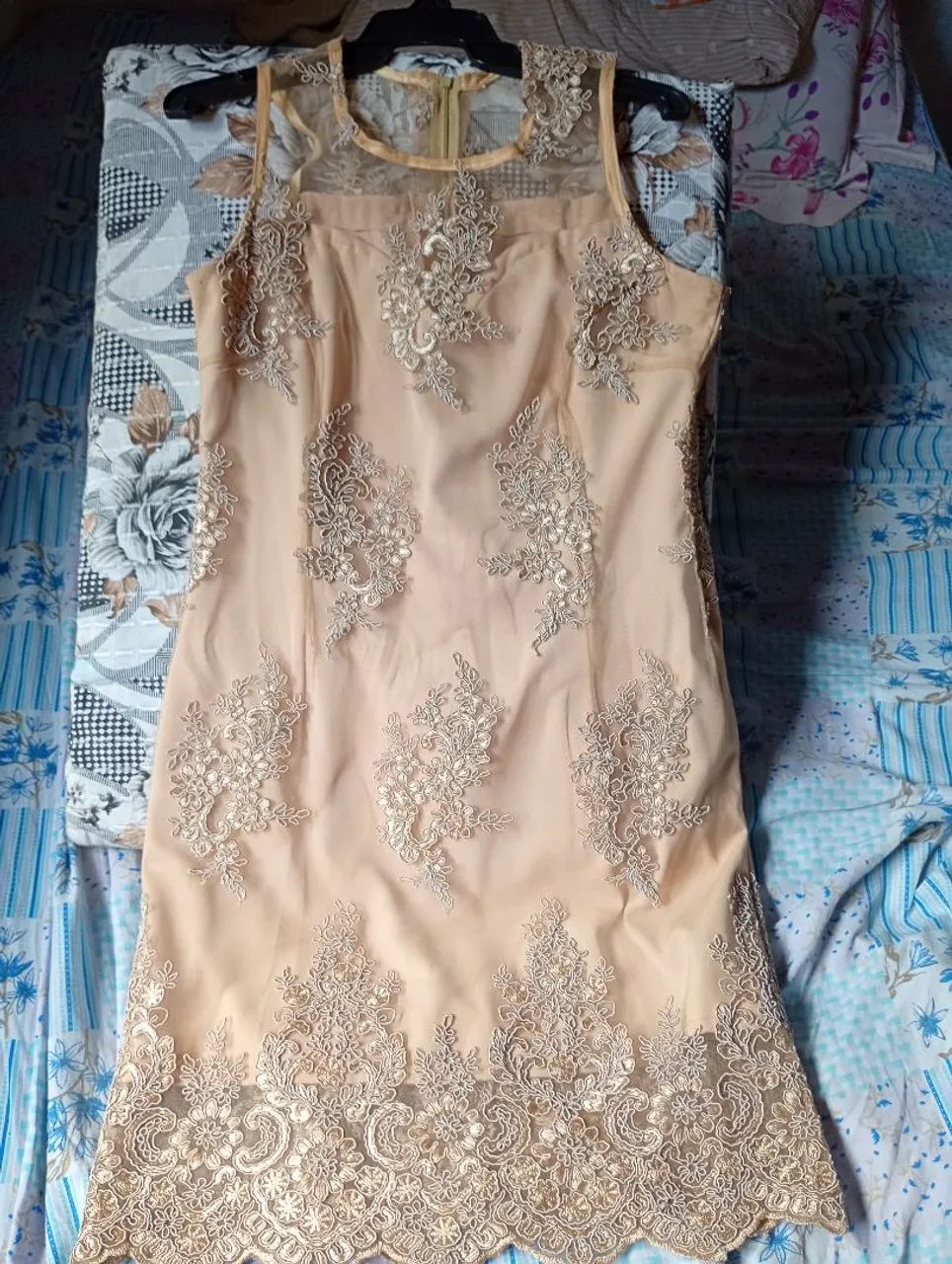 Vestido renda tule bordada - Foto 2