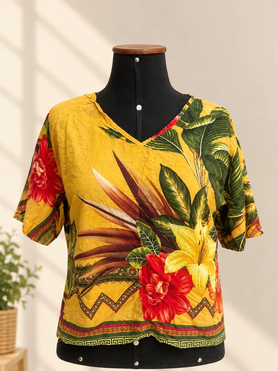 Blusa feminina estampada 