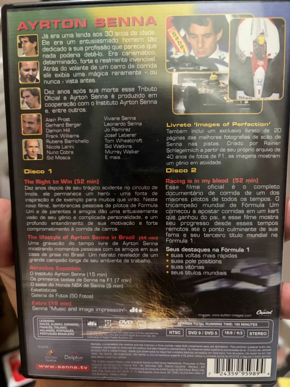 DVD Duplo - TRIBUTO AO SENNA - Foto 4