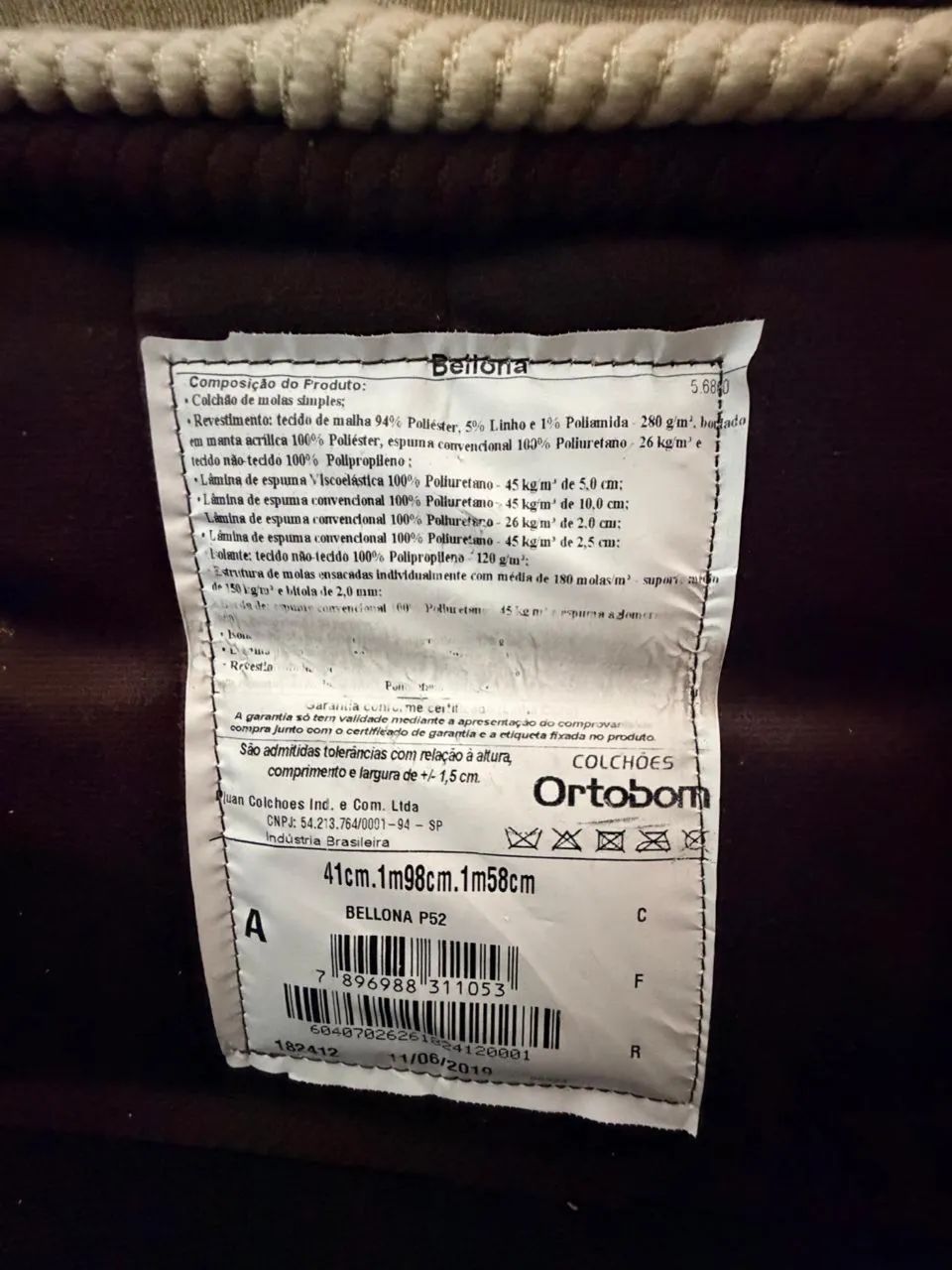 VENDA: Kit Ortobom Queen Box (baú) + colchão  - Foto 3