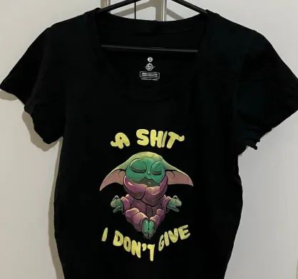 Camisa Yoda - a shit i dont give