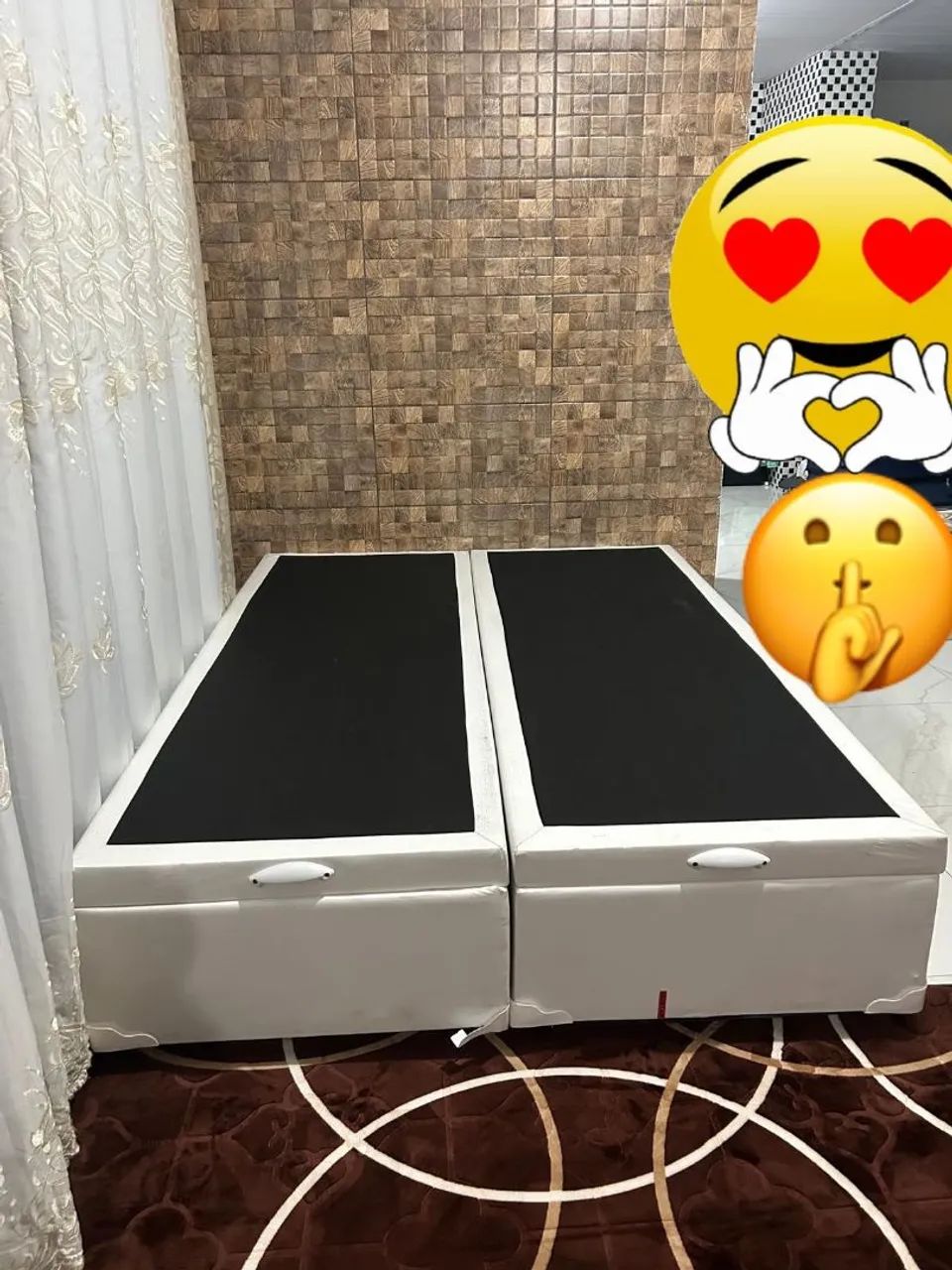 Vendo colchão e cama box .