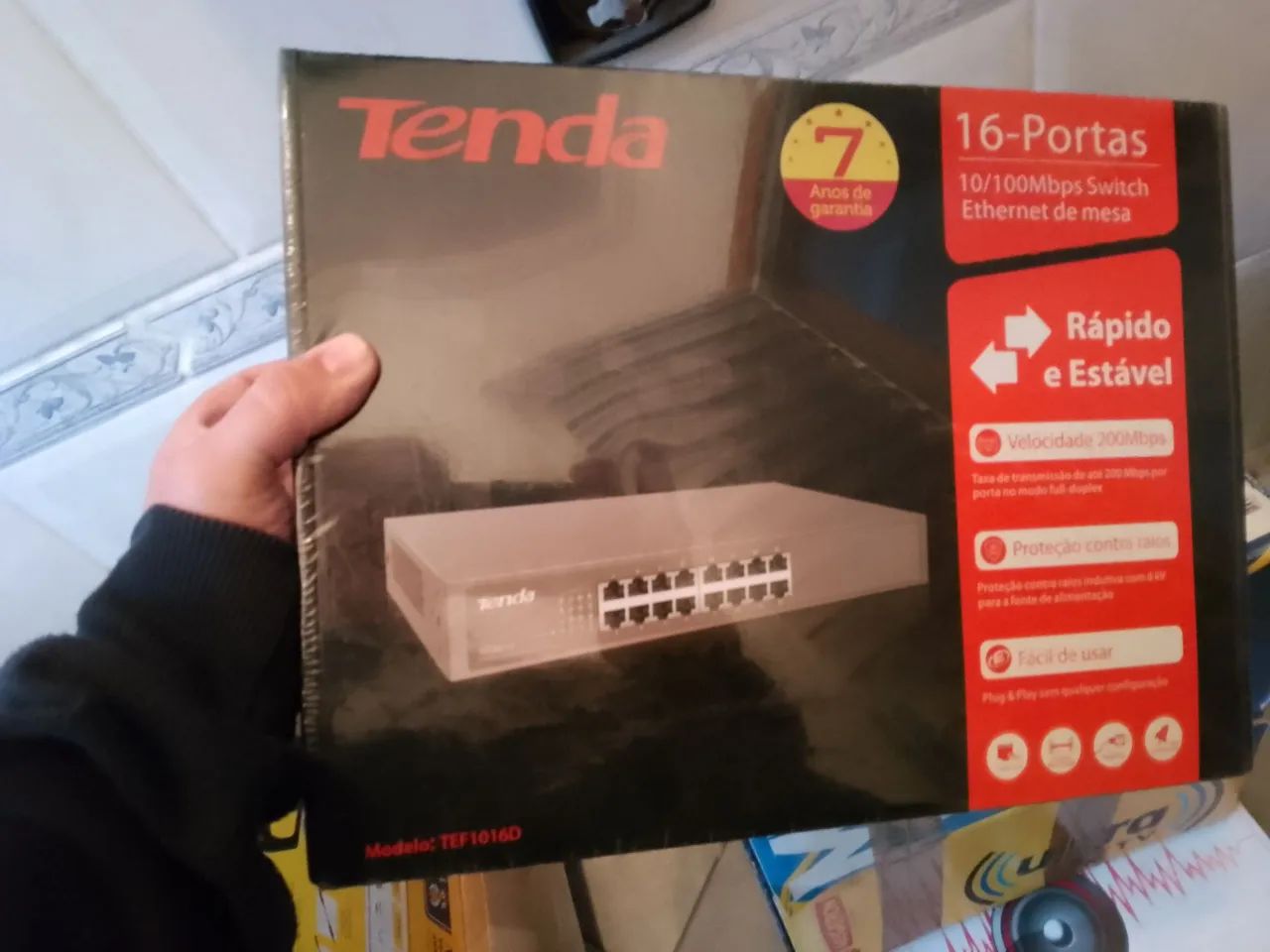 Switch 16 portas auto sensi