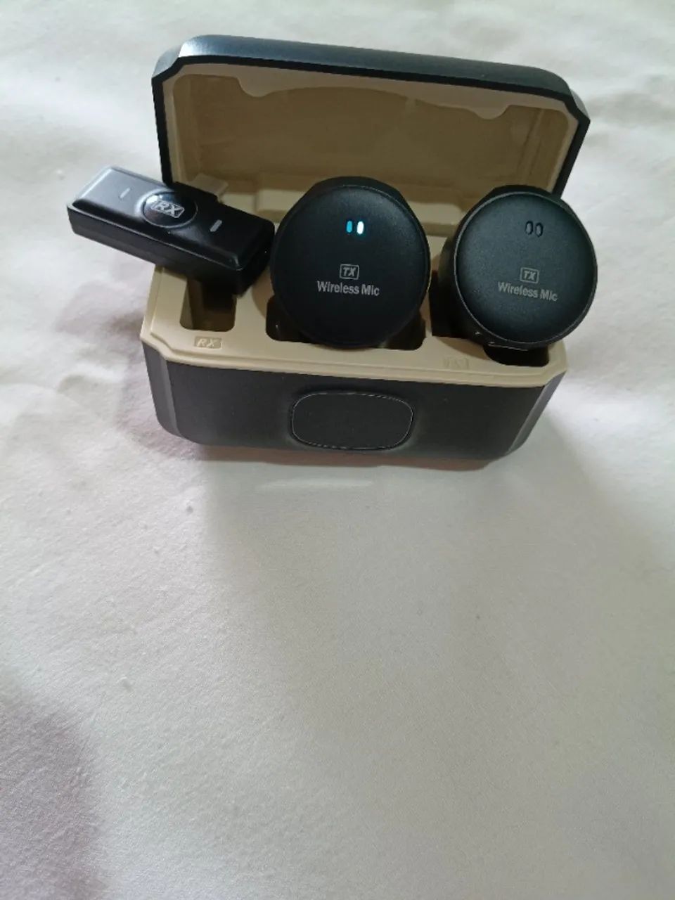 Microfone De Lapela Sem Fio Magnético Para iPhone Android Type-c Gravação de vídeo/TikTok/ - Foto 5