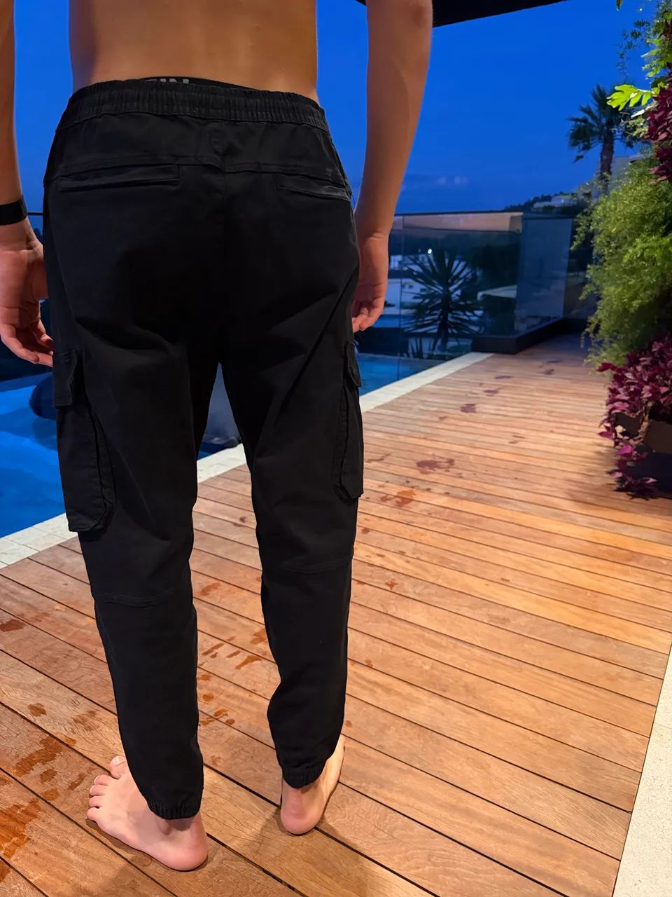 calça zara jeans preta masculina original - Foto 2