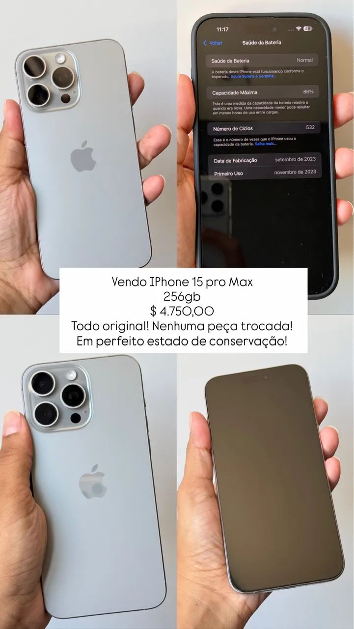 iPhone 15 pro Max 256gb