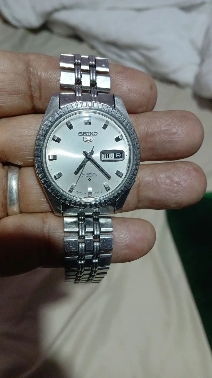 LINDO RELOGIO SEIKO MODELO 6119-8070 FUNCIONANDO 100% CONSERVADISSIMO  - Foto 3