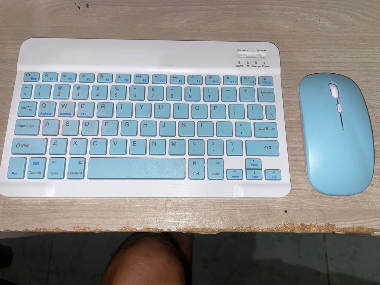 Teclado + Mouse Via Bluetooth - Foto 4