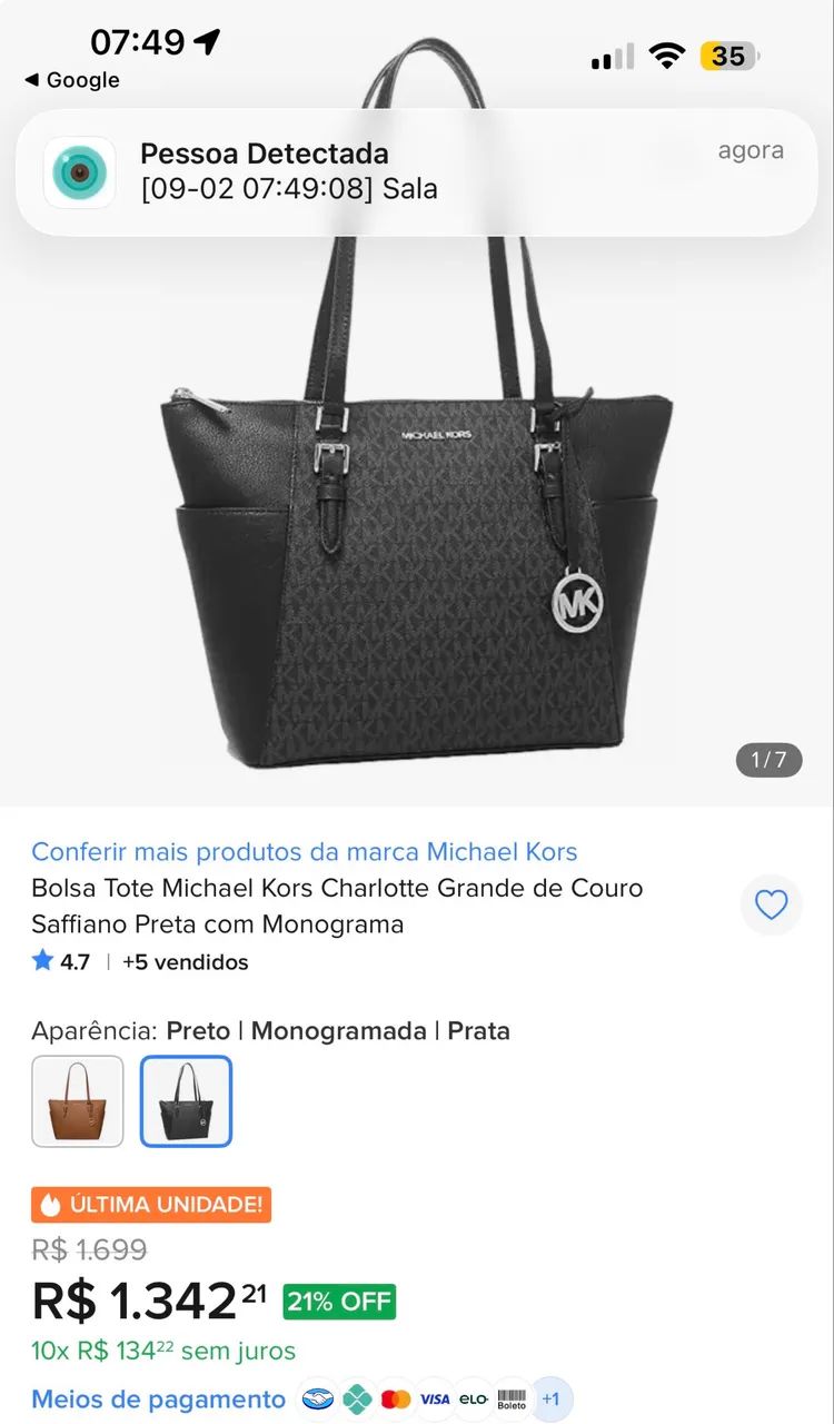 Vendo bolsa Michael Kors  - Foto 5