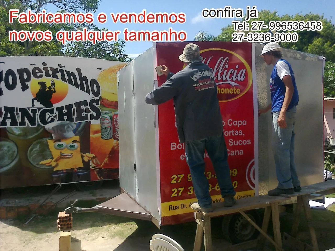 Trailer emplacado no seu nome, novo 3x2x2  - Foto 5