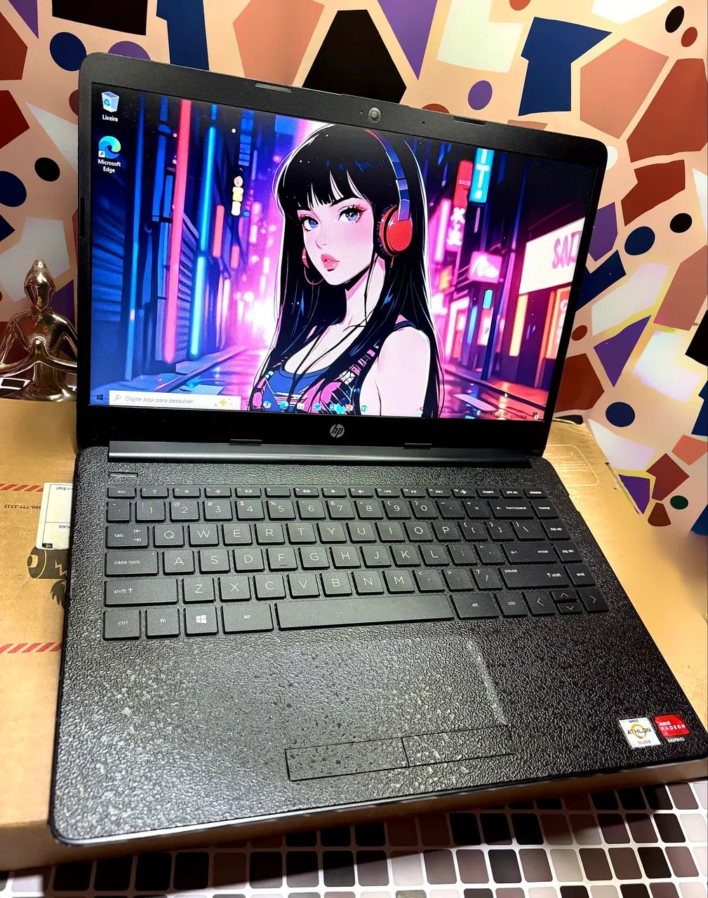 Notebook HP BOOK AMD SILVER, NVme MUITO RÁPIDO! - Foto 5