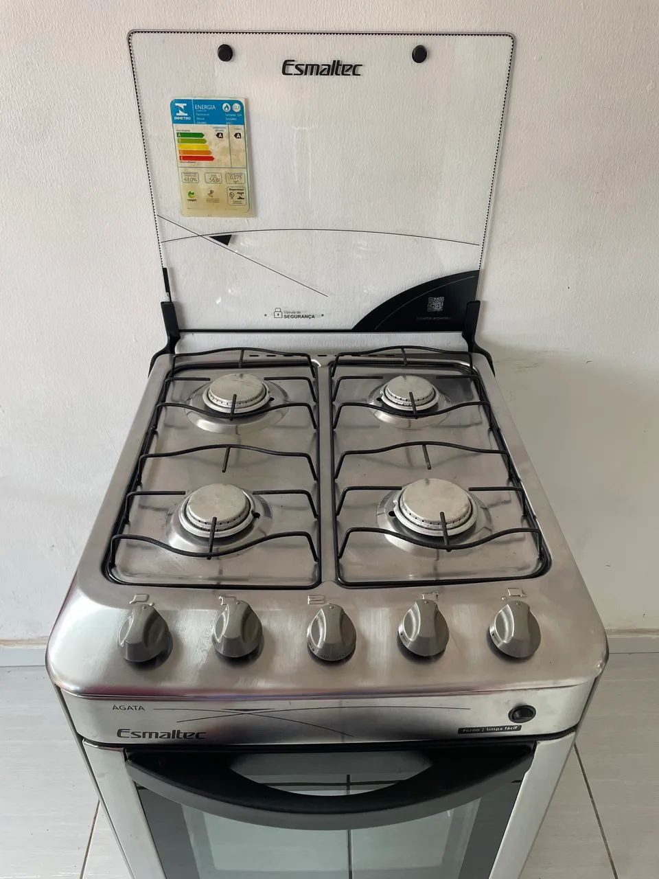 Fogão esmaltec inox ( FAÇO ENTREGA ) - Foto 3