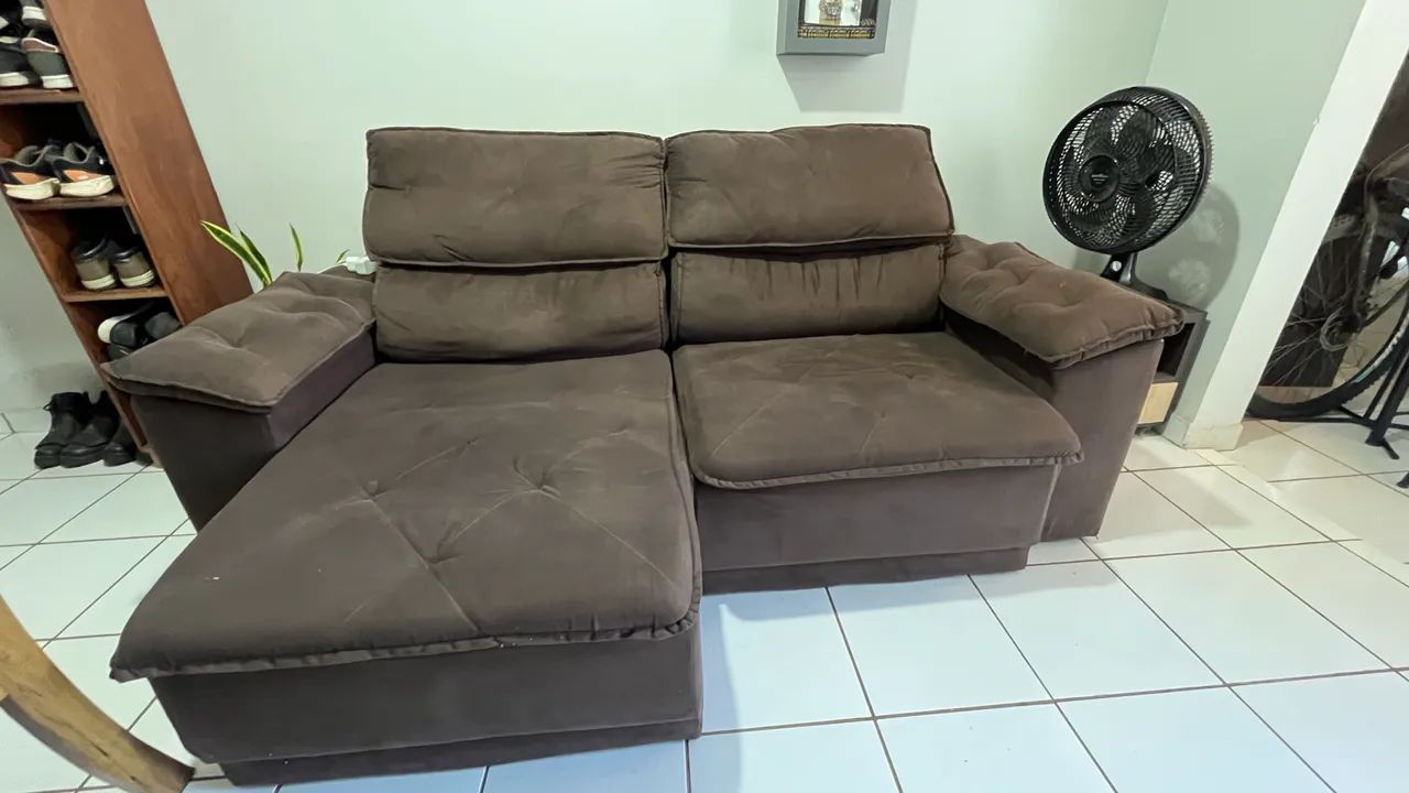 Sofá Retrátil 3 Lugares - Foto 3