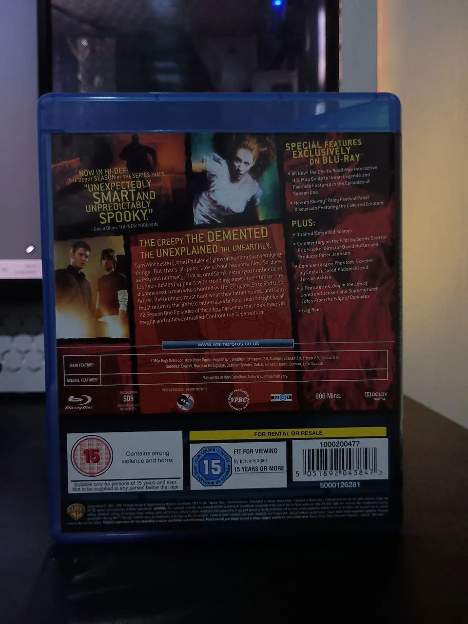 Blu-ray Supernatural (sobrenatural) the complete first season  - Foto 3