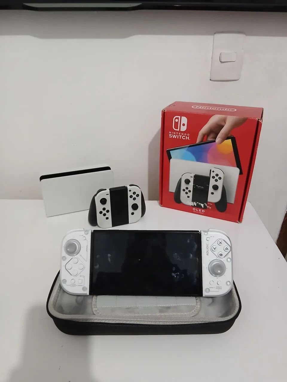 Switch OLED + Controles Ergonômicos + Case - Foto 3