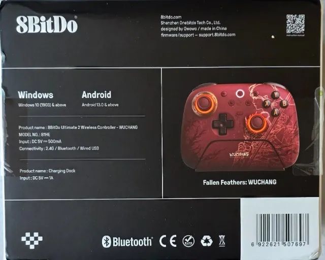 Controle 8BitDo Ultimate 2 Wuchang 2.4G Bluetooth Windows - Android - Original - Lacrado - Foto 2