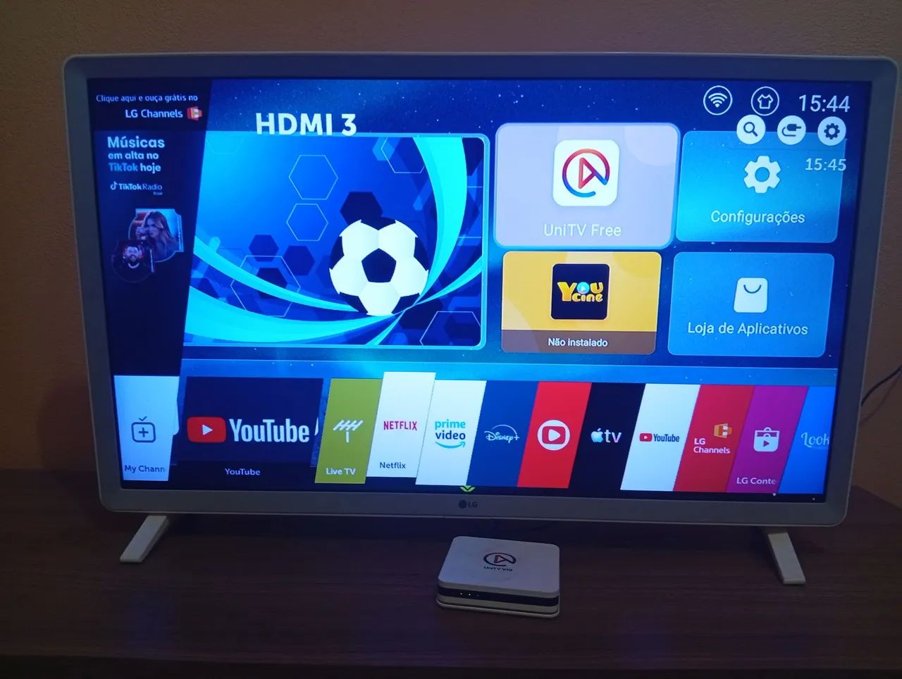 Tv semi nova 