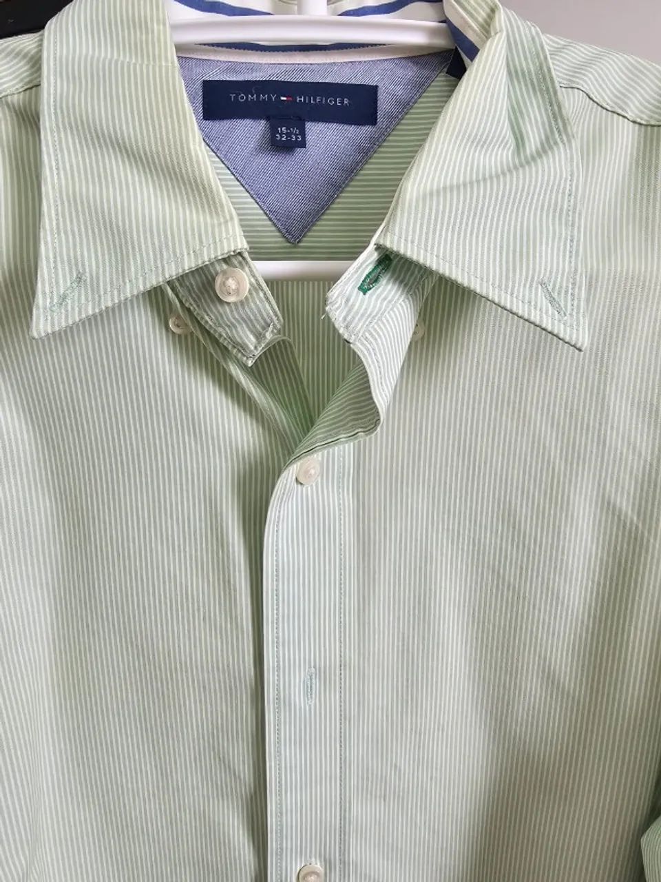 Camisa Social Tommy Hilfiger Masculina - Foto 2