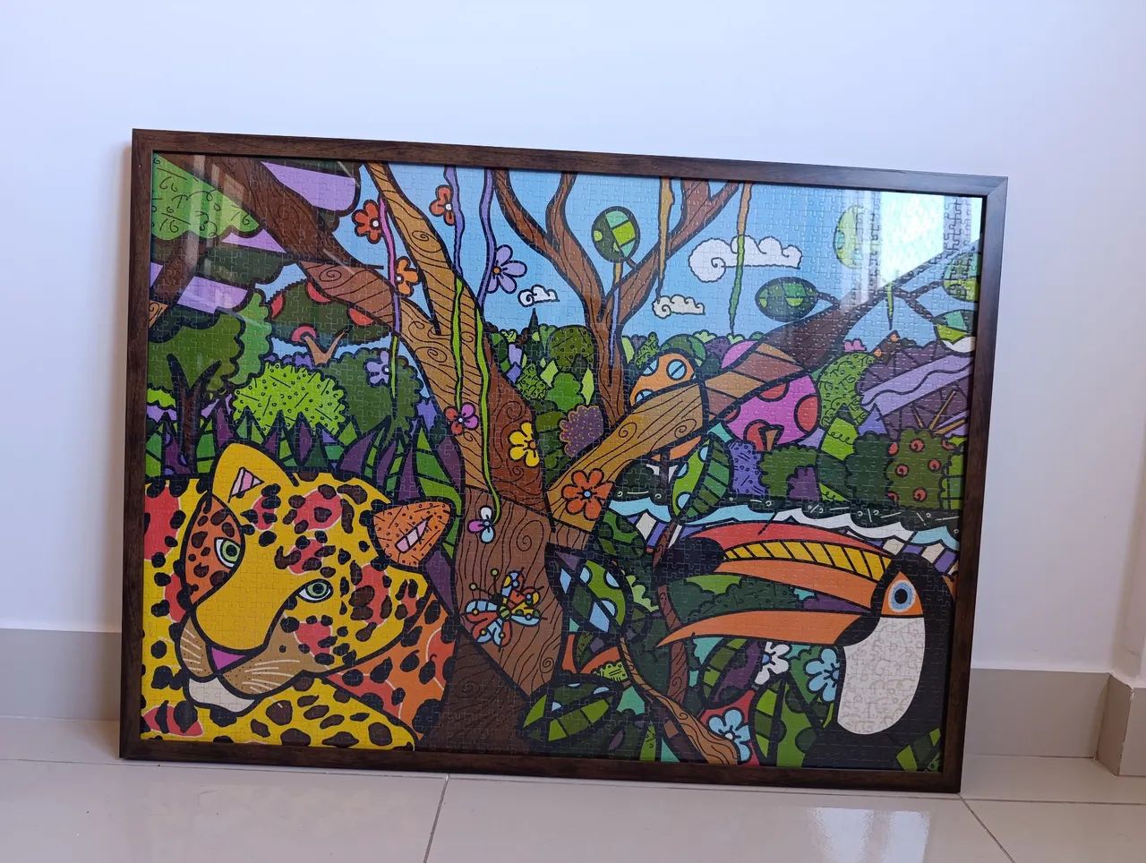 QUADRO PUZZLE ROMERO BRITTO AMAZÔNIA 