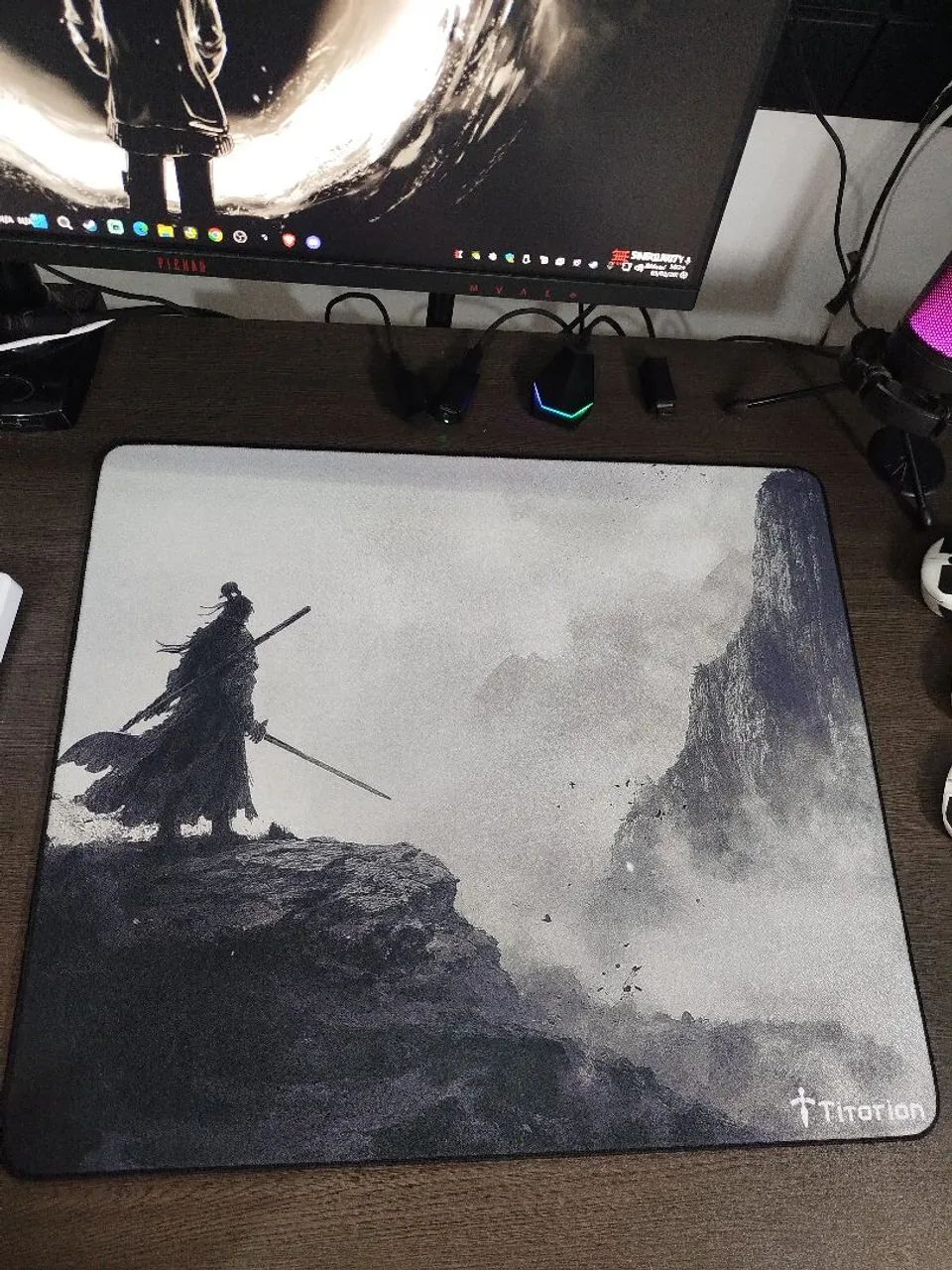 MOUSEPAD TITORION RIGEL SAMURAI CONTROL - BASE PORON - Foto 2