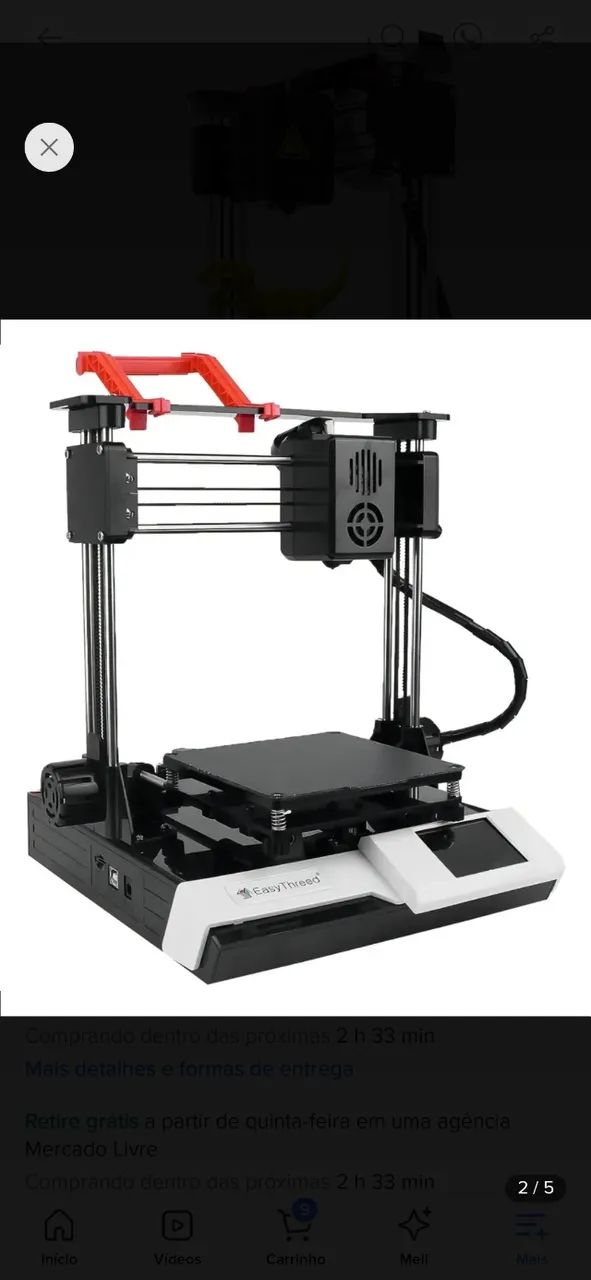 Impressora 3D K6 Easy Threed - Foto 5