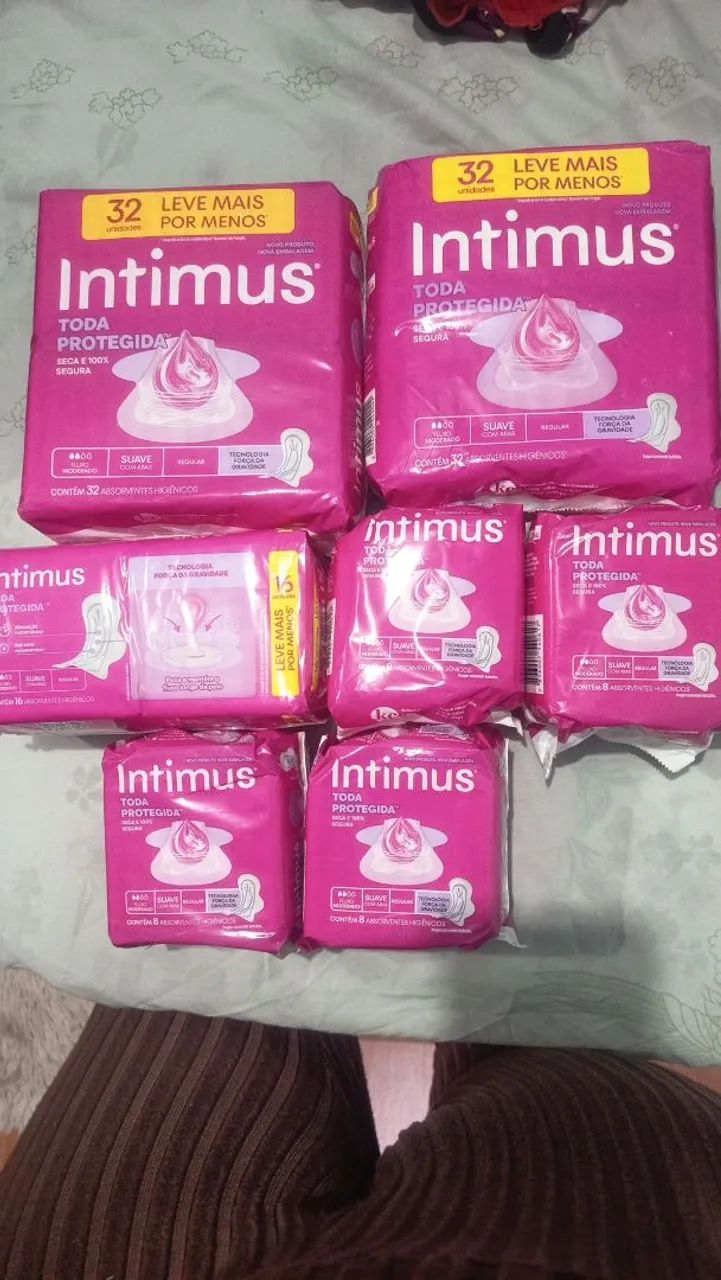 Absorvente intimus proteção suave e seca 40 Unidades!