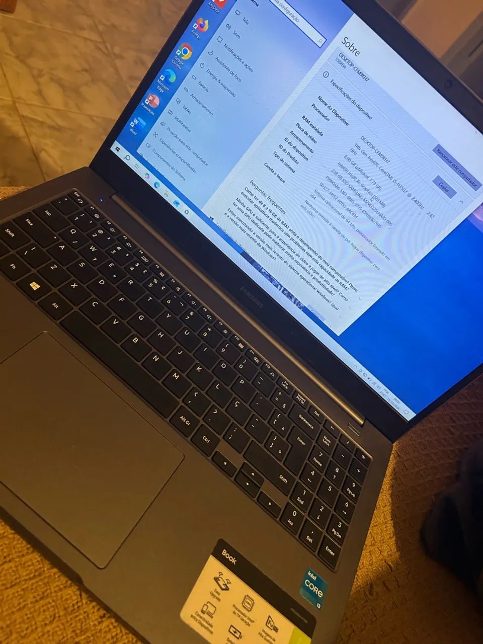Notebook Samsung I3 8GB RAM - Foto 3