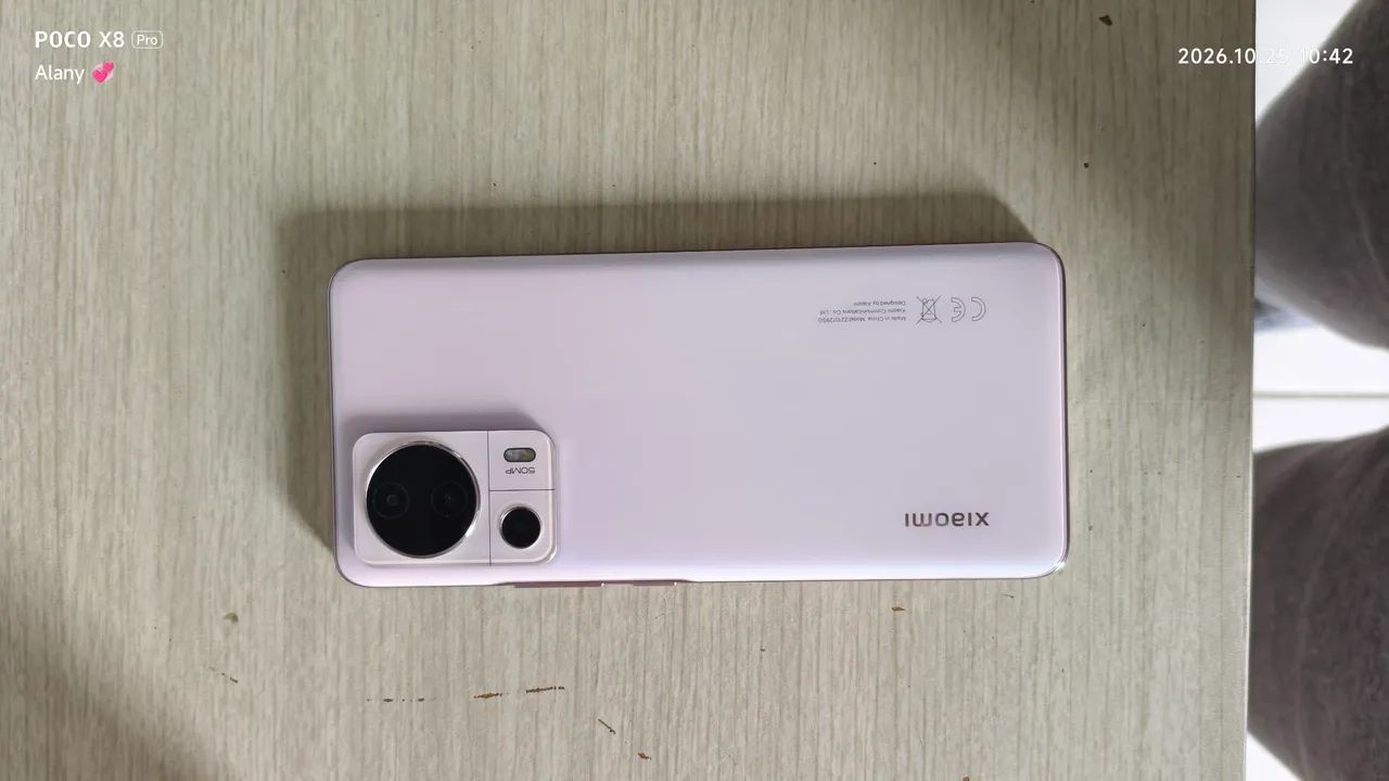 Celular Xiomi 13 Lite Rosa .  - Foto 4