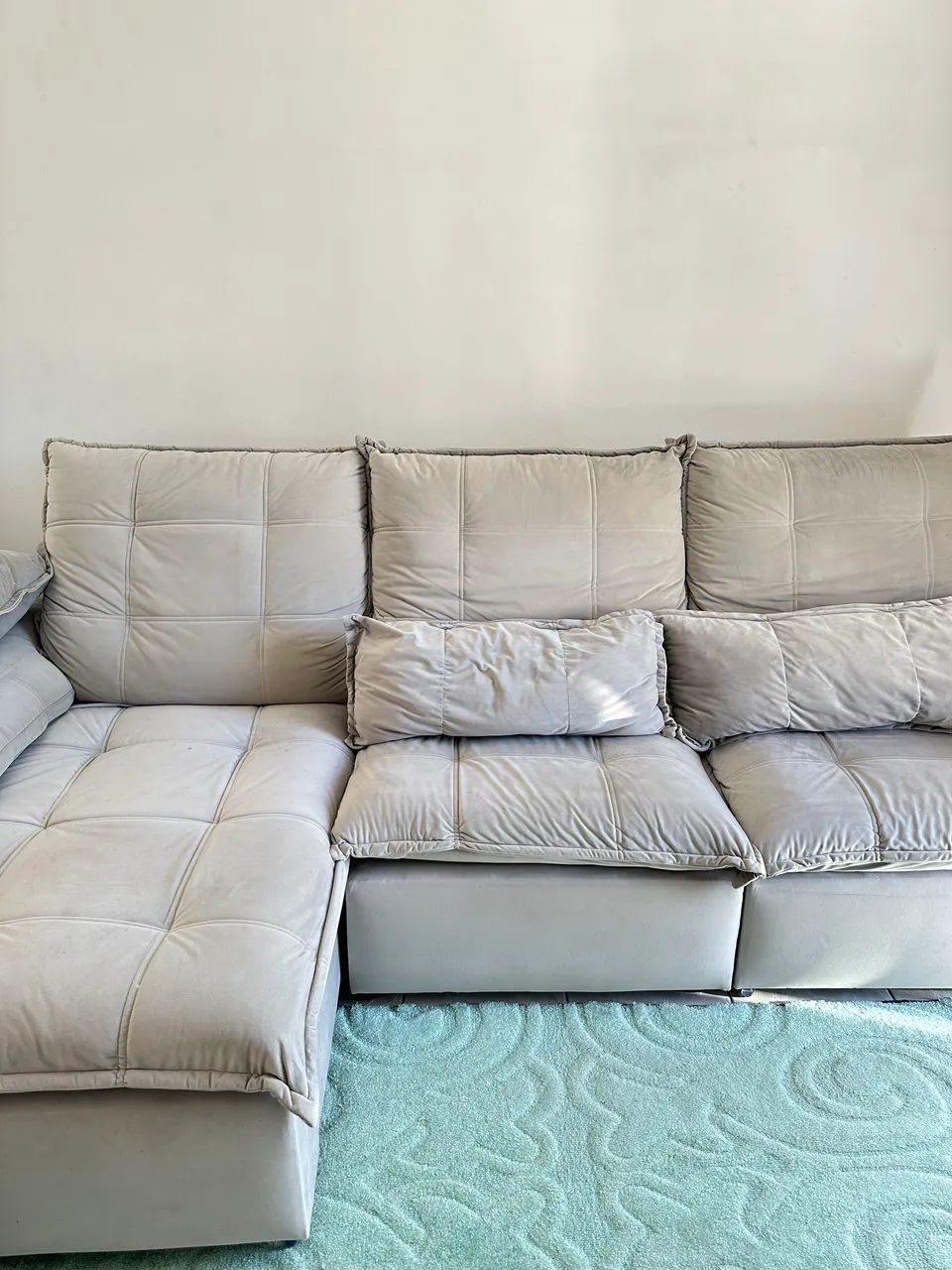 Vendo sofá retrátil e reclinável em ótimo estado  - Foto 4