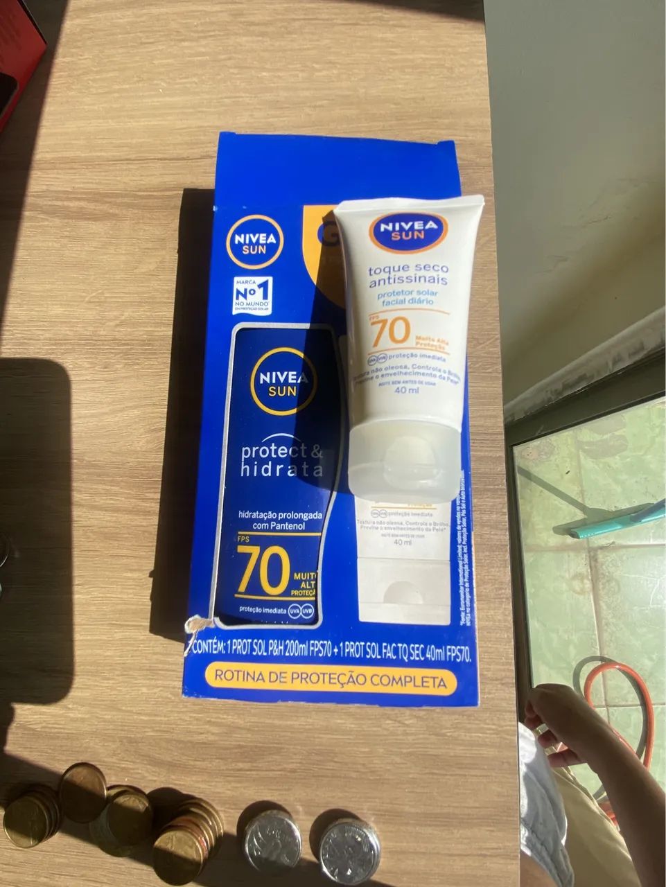 Kit Protetor Solar FPS 70 200ml + Protetor Facial 40ml - Foto 2