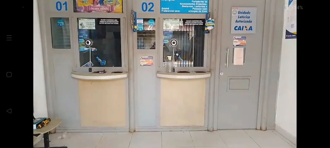 Vendo blindagem lotérica 