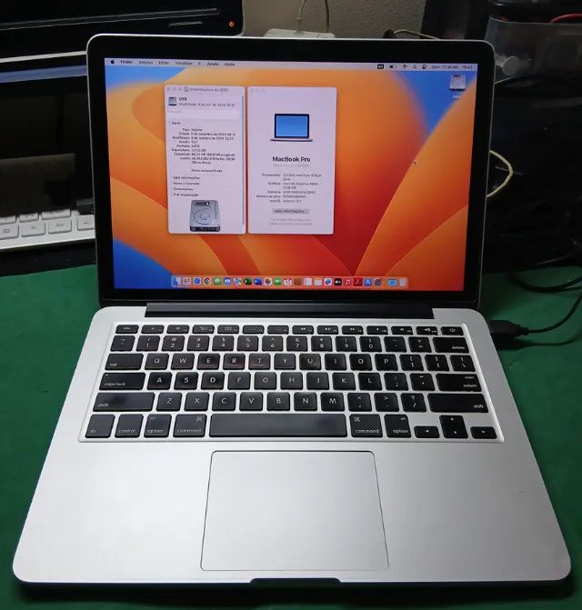 MacBook Pró A1425 - Retina 2012 | 120GB SSD | 08GB RAM - Notebooks