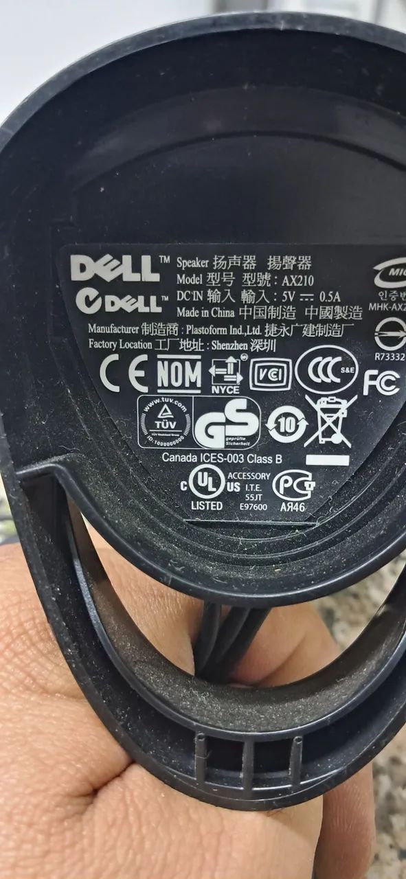 Par de caixas Multimidia DELL AX-210 - Foto 4