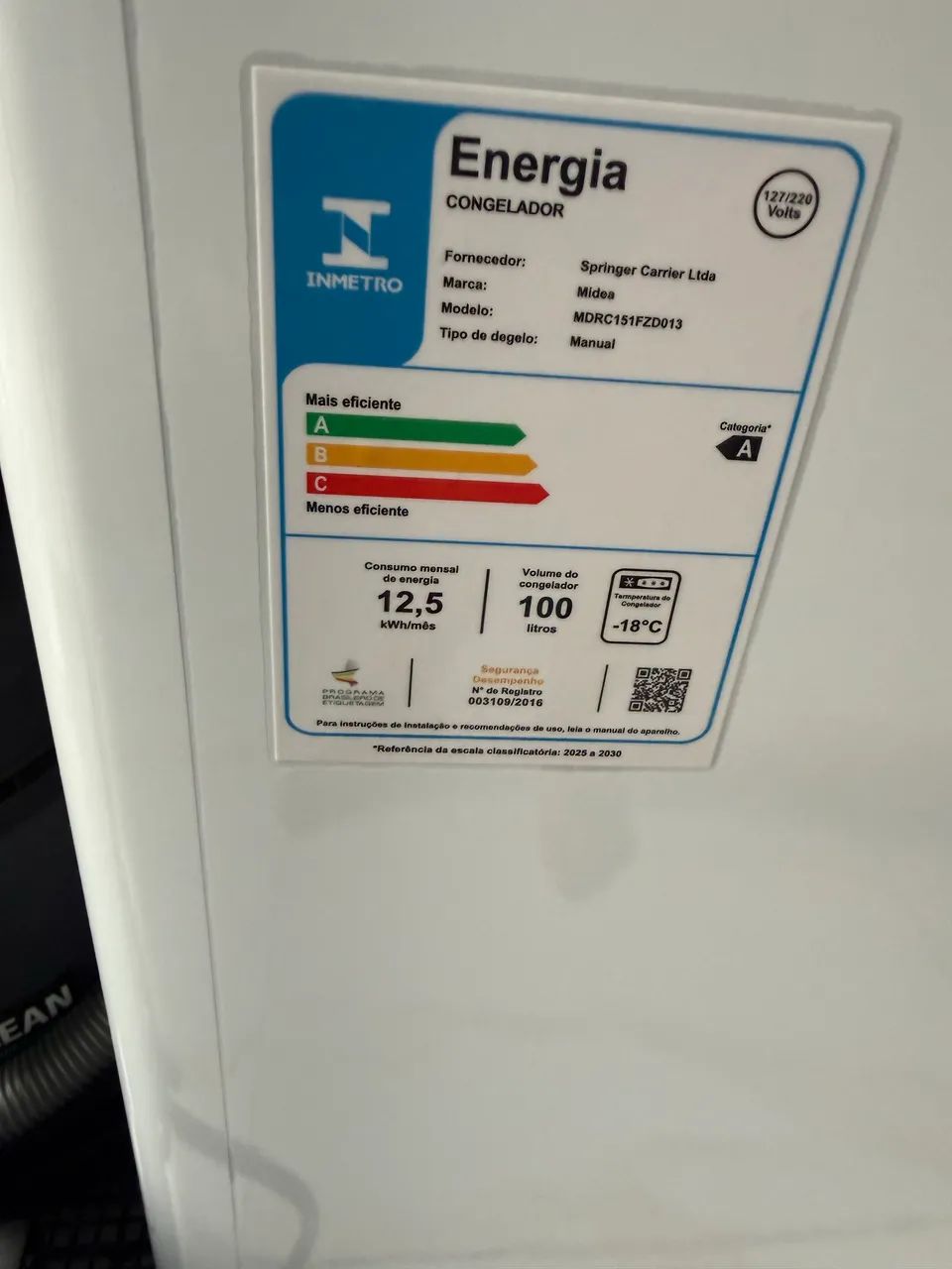 Freezer 100 Litros Midea  - Foto 2