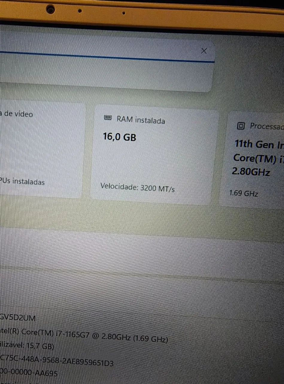 Notebook Dell Inspiron 16gb ram, core i7, SSD 3200MB/s - Foto 5