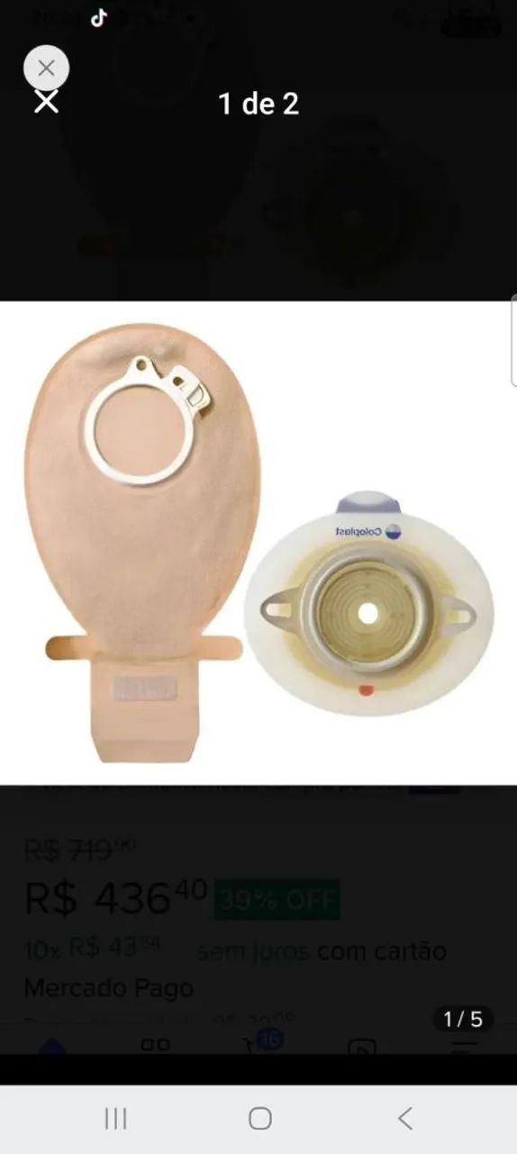 Kit de bolsa de colostomia  - Foto 2