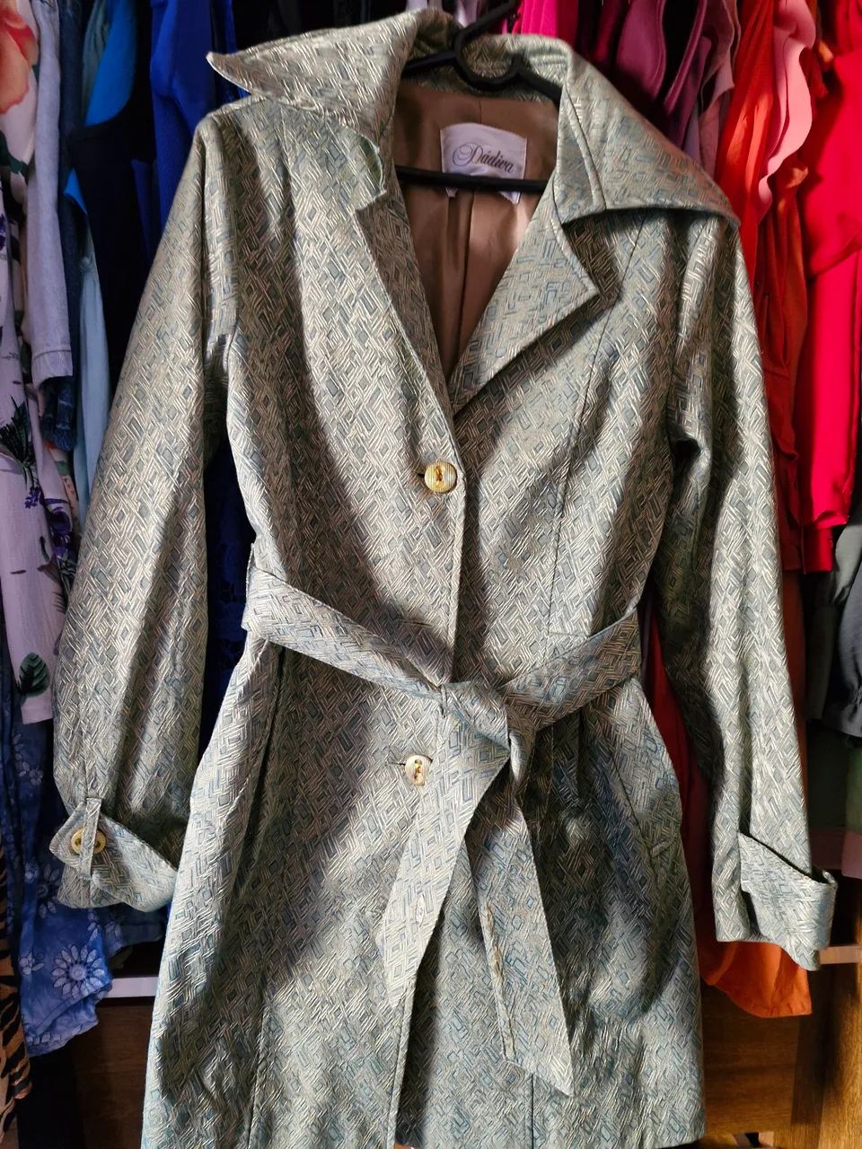 Casaco/sobretudo verde, veste 38/40