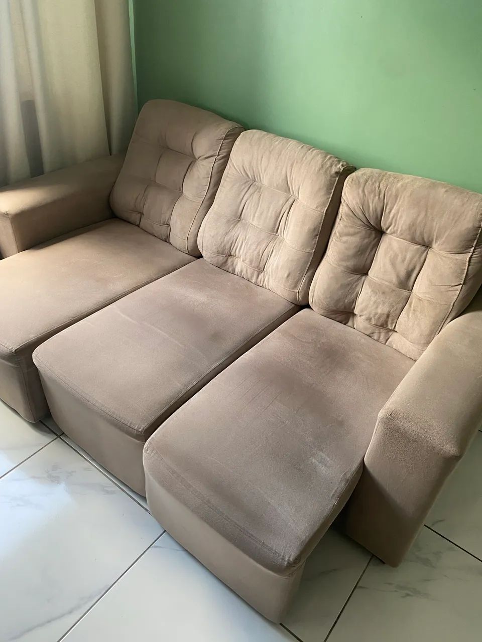 Sofá retrátil 3 lugares  - Foto 3