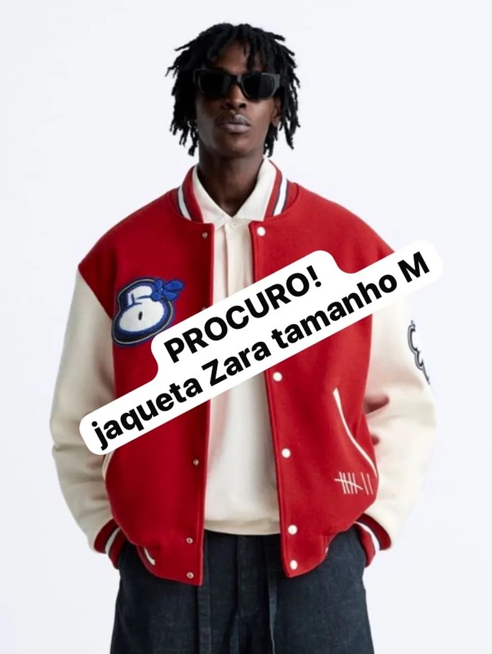 Jaqueta bomber Zara masculina 