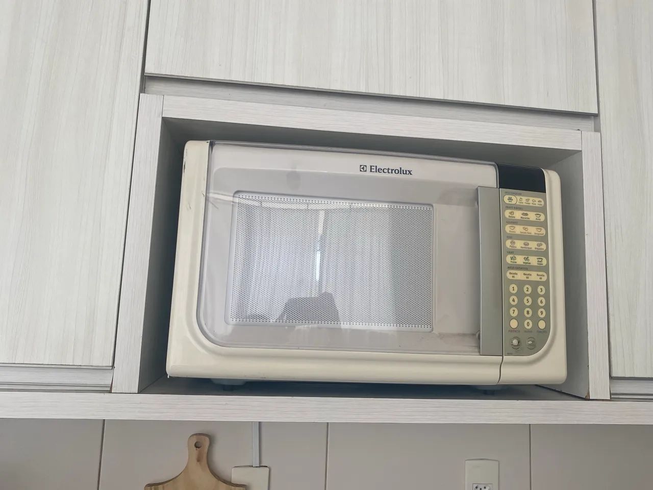 microondas com defeito 