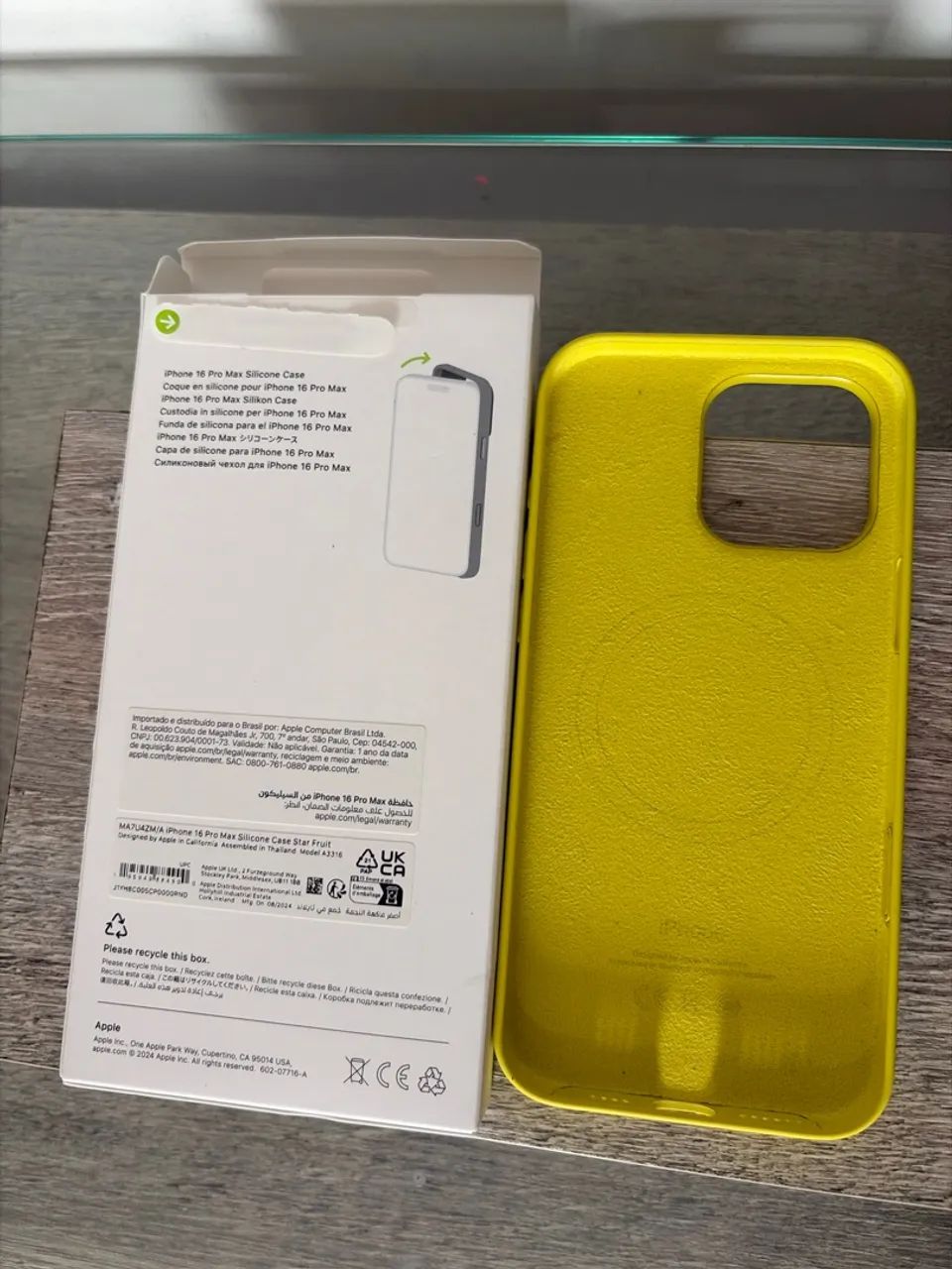 Capa silicone original Apple IPhone 16 Pro Max  - Foto 2