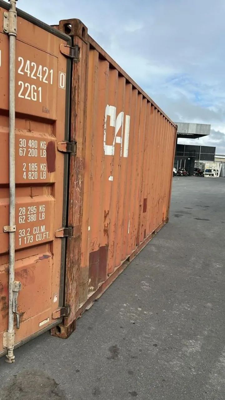 CONTAINER MARÍTIMO A VENDA - A PRONTA ENTREGA CONTAINER BRUTO PAGA NO RECEBIMENTO DO MESMO - Foto 4