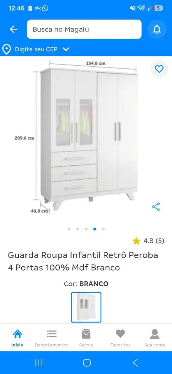Guarda roupa infantil - Foto 2