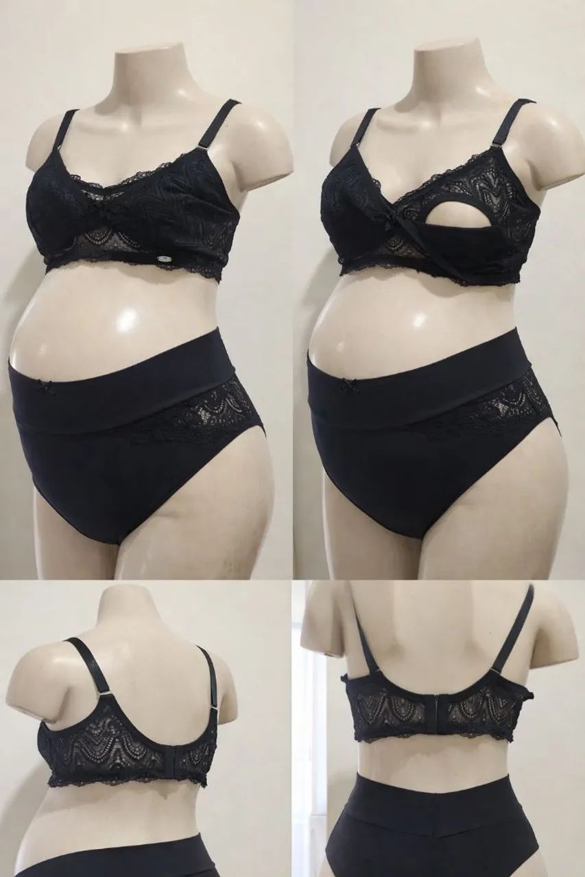 Conjunto confortável para gestantes 