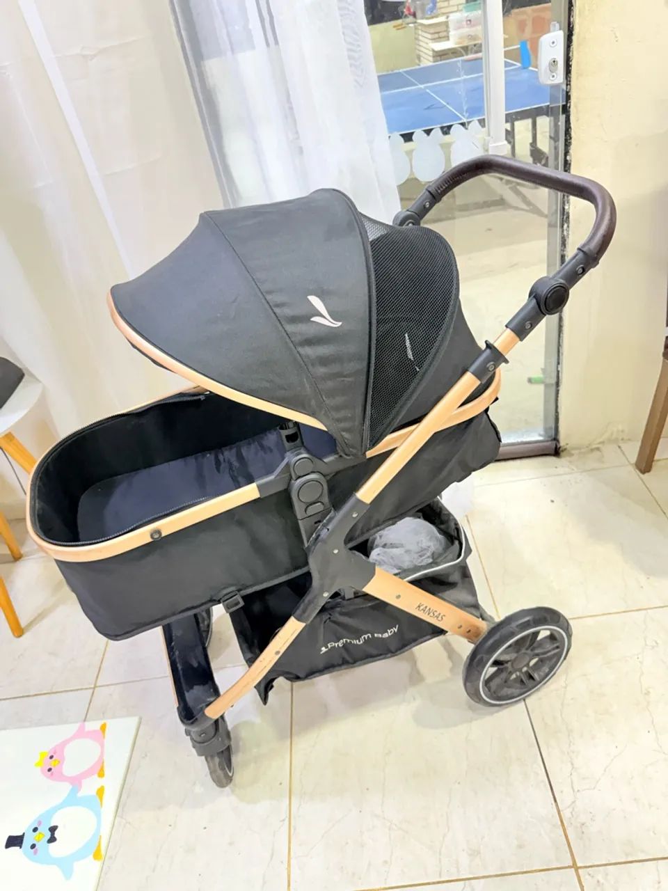 Carrinho de bebê premium com bebê conforto  - Foto 3