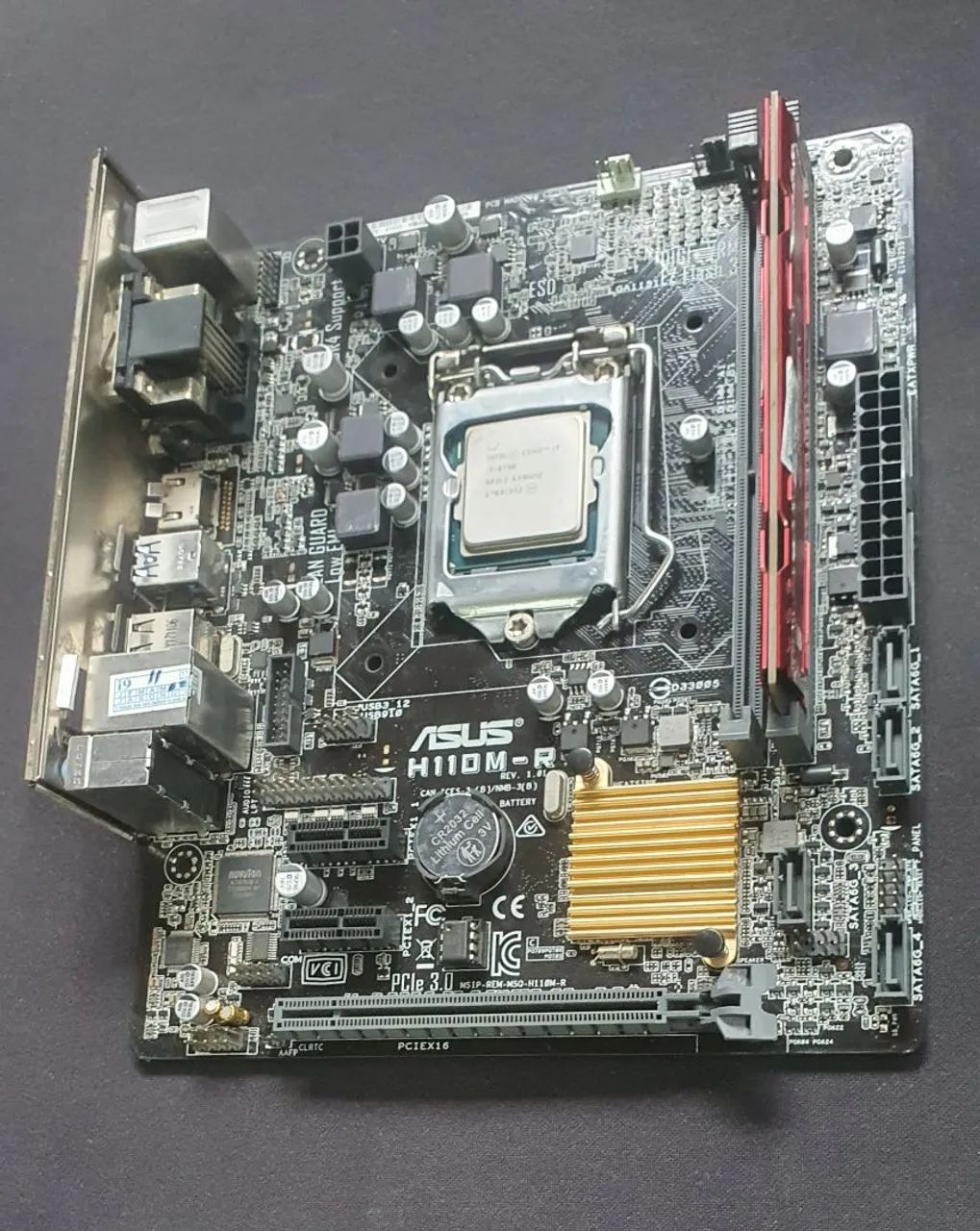 Kit Core  i7 6700, Asus H110M R, 4gb Ram - Foto 2