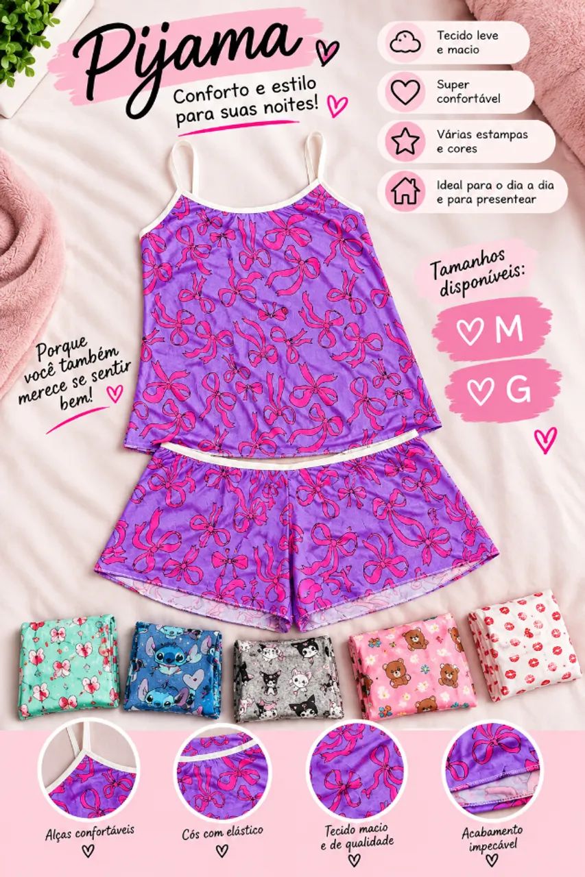 Pijama Feminino - Foto 2